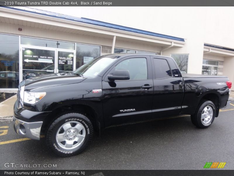 Black / Sand Beige 2010 Toyota Tundra TRD Double Cab 4x4