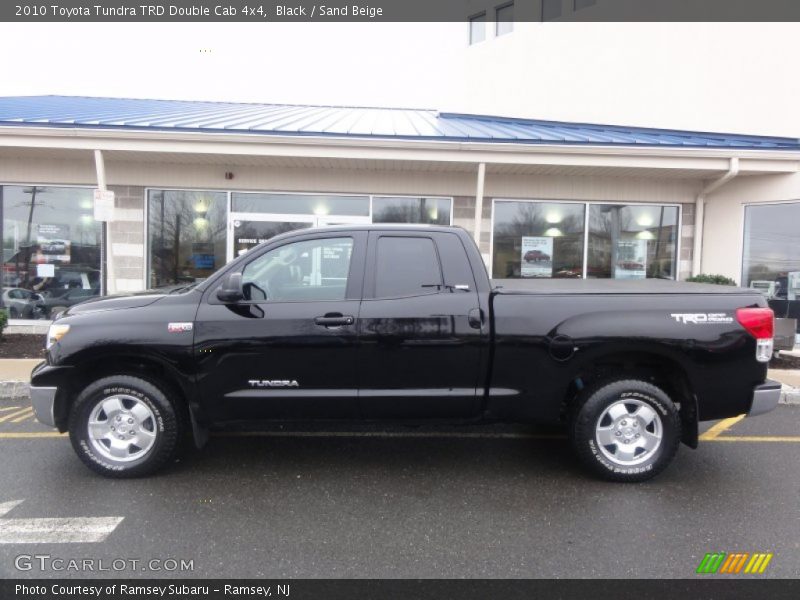 Black / Sand Beige 2010 Toyota Tundra TRD Double Cab 4x4