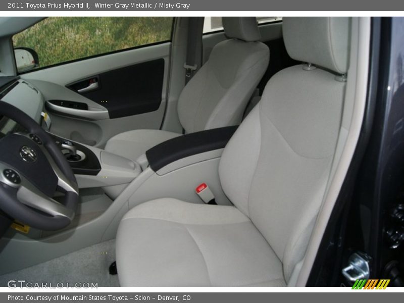 Winter Gray Metallic / Misty Gray 2011 Toyota Prius Hybrid II