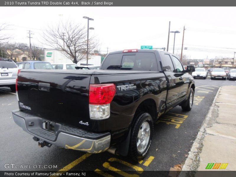 Black / Sand Beige 2010 Toyota Tundra TRD Double Cab 4x4