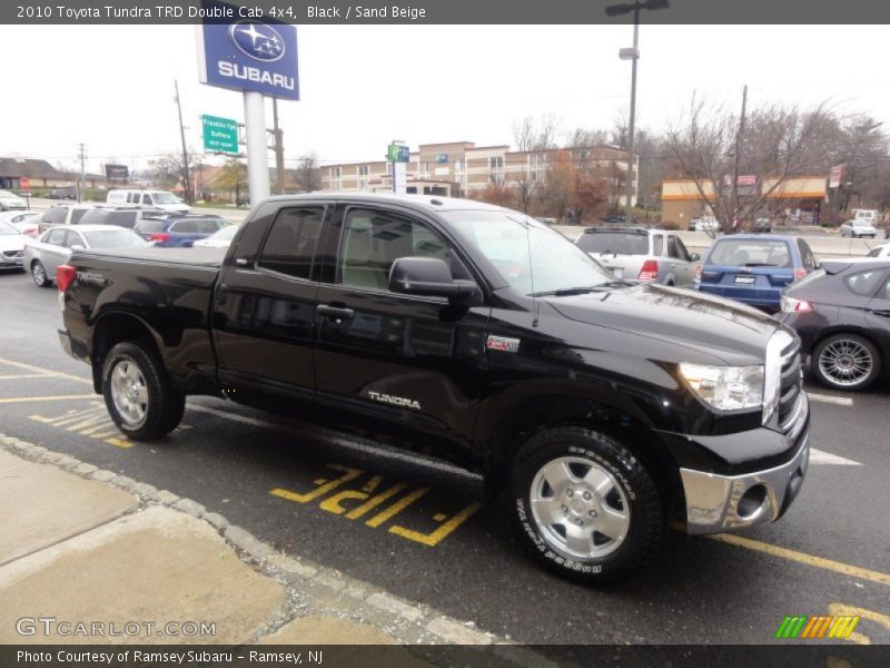 Black / Sand Beige 2010 Toyota Tundra TRD Double Cab 4x4