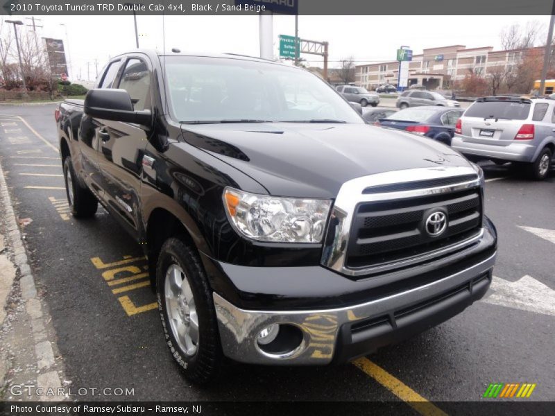 Black / Sand Beige 2010 Toyota Tundra TRD Double Cab 4x4