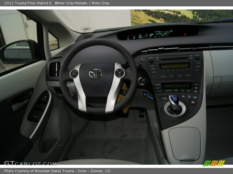 Winter Gray Metallic / Misty Gray 2011 Toyota Prius Hybrid II