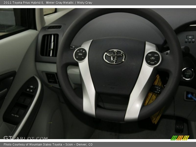Winter Gray Metallic / Misty Gray 2011 Toyota Prius Hybrid II