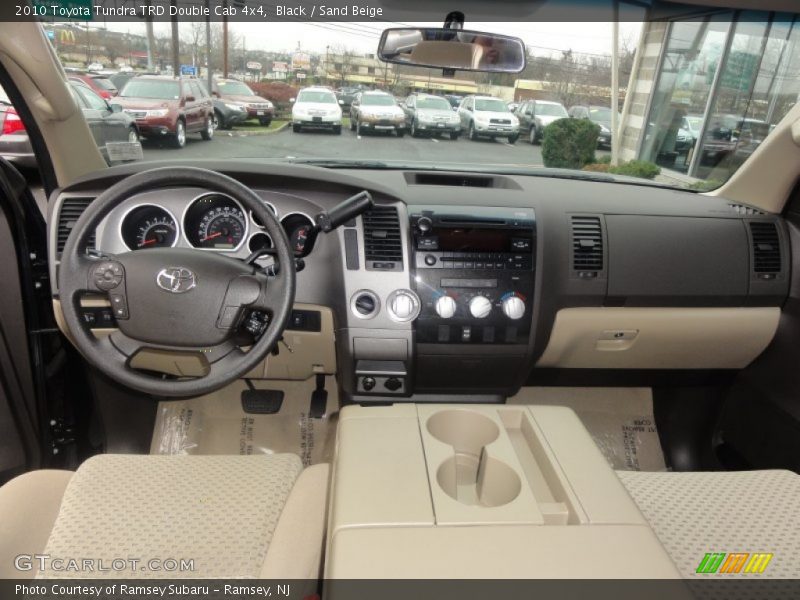 Black / Sand Beige 2010 Toyota Tundra TRD Double Cab 4x4