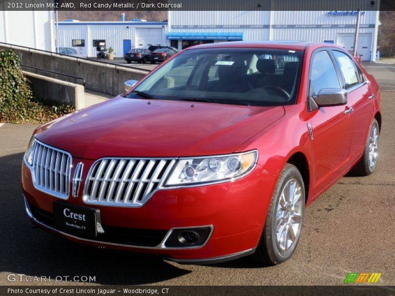 Red Candy Metallic / Dark Charcoal 2012 Lincoln MKZ AWD