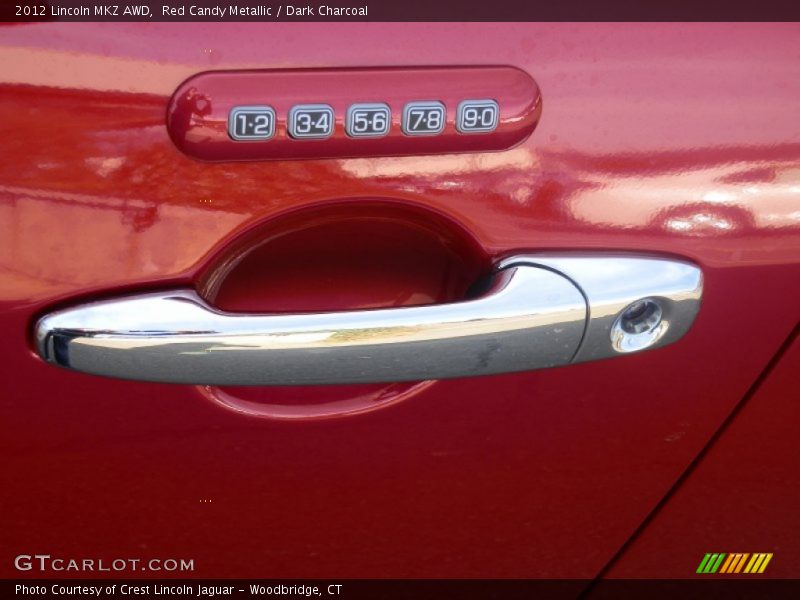 Red Candy Metallic / Dark Charcoal 2012 Lincoln MKZ AWD