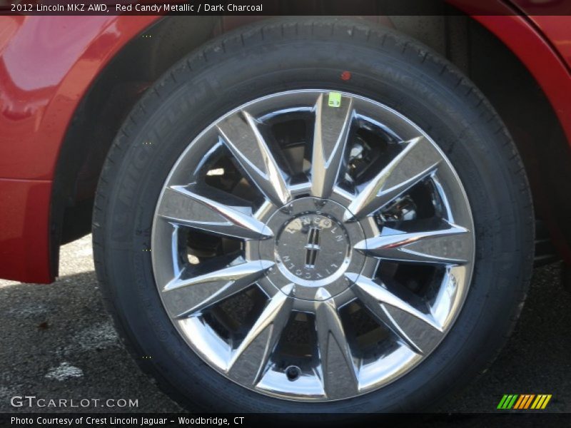Red Candy Metallic / Dark Charcoal 2012 Lincoln MKZ AWD