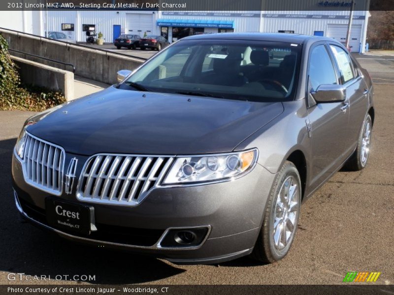 Sterling Gray Metallic / Dark Charcoal 2012 Lincoln MKZ AWD