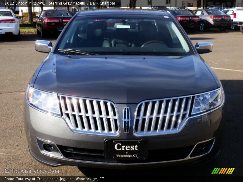 Sterling Gray Metallic / Dark Charcoal 2012 Lincoln MKZ AWD