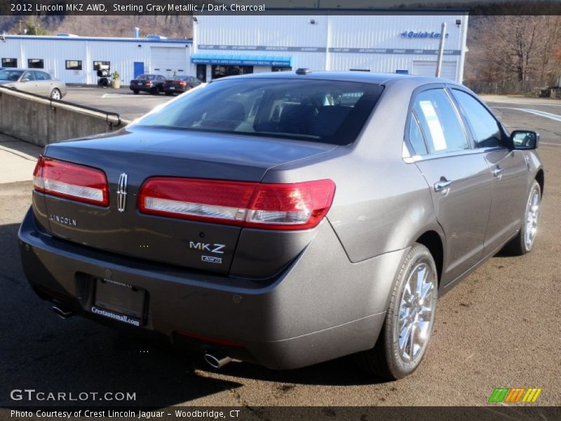 Sterling Gray Metallic / Dark Charcoal 2012 Lincoln MKZ AWD