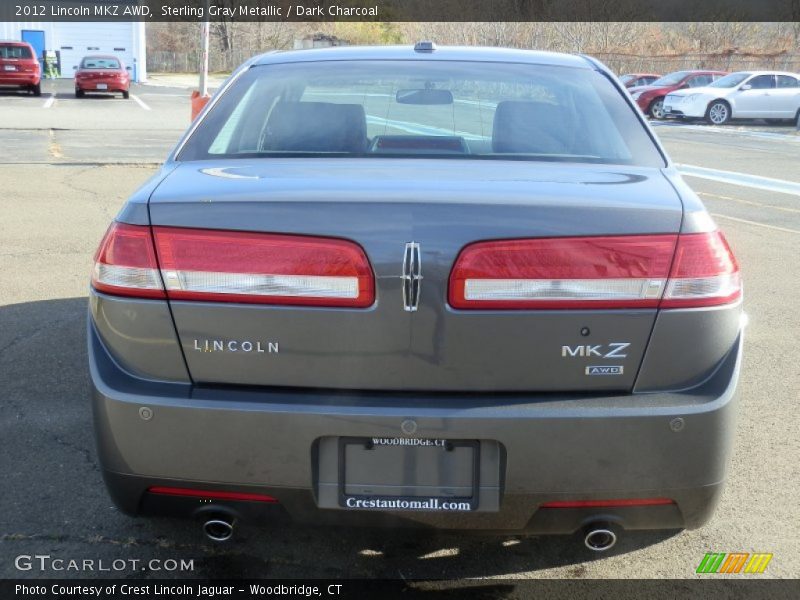 Sterling Gray Metallic / Dark Charcoal 2012 Lincoln MKZ AWD