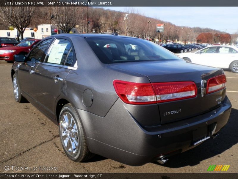 Sterling Gray Metallic / Dark Charcoal 2012 Lincoln MKZ AWD