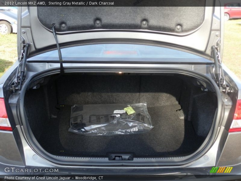 Sterling Gray Metallic / Dark Charcoal 2012 Lincoln MKZ AWD