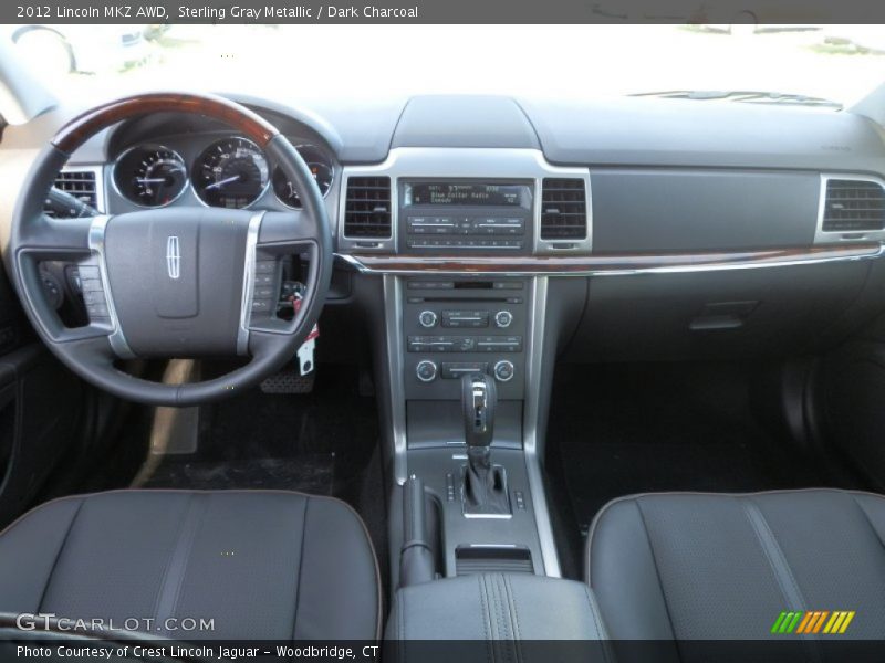 Sterling Gray Metallic / Dark Charcoal 2012 Lincoln MKZ AWD