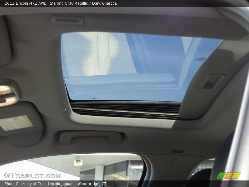 Sterling Gray Metallic / Dark Charcoal 2012 Lincoln MKZ AWD