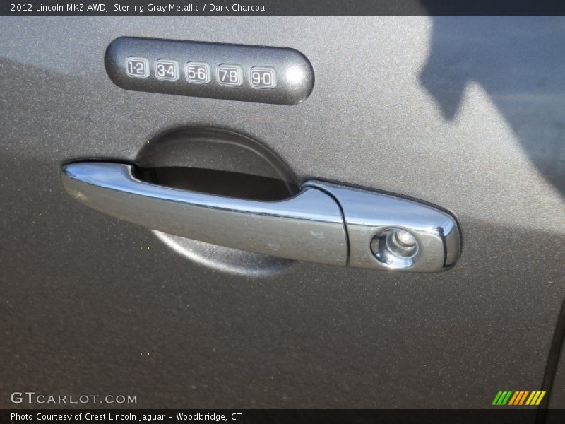 Sterling Gray Metallic / Dark Charcoal 2012 Lincoln MKZ AWD
