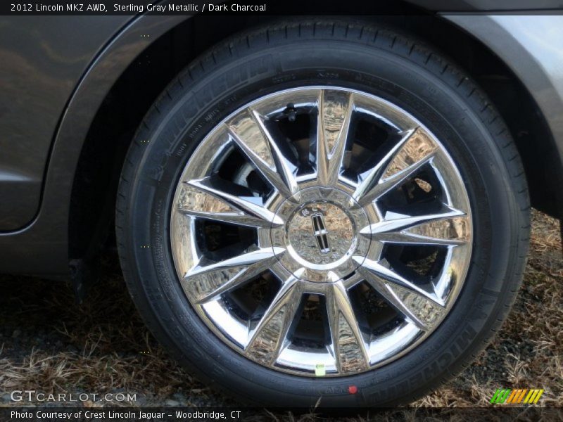 Sterling Gray Metallic / Dark Charcoal 2012 Lincoln MKZ AWD