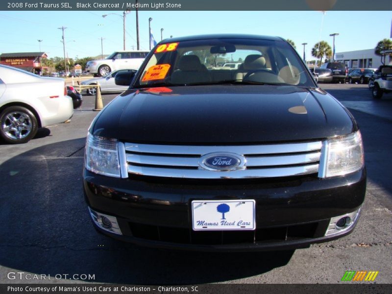 Black Clearcoat / Medium Light Stone 2008 Ford Taurus SEL