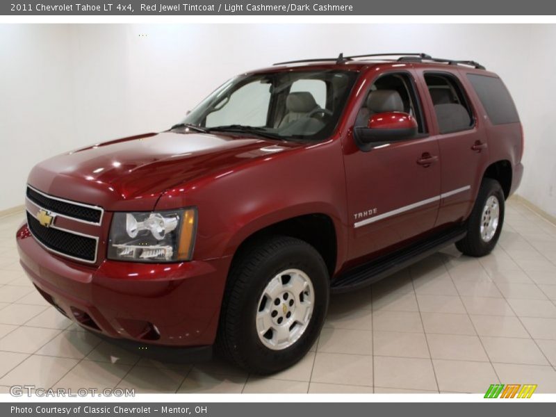 Red Jewel Tintcoat / Light Cashmere/Dark Cashmere 2011 Chevrolet Tahoe LT 4x4