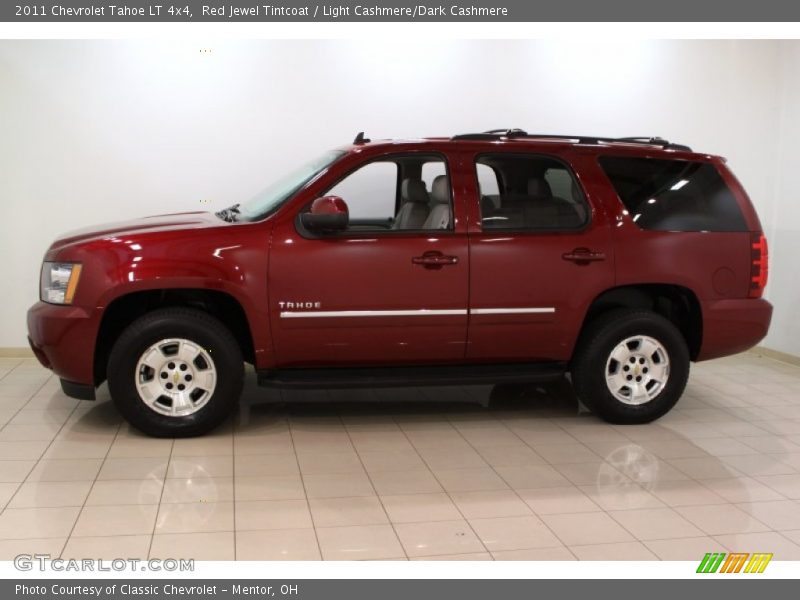 Red Jewel Tintcoat / Light Cashmere/Dark Cashmere 2011 Chevrolet Tahoe LT 4x4