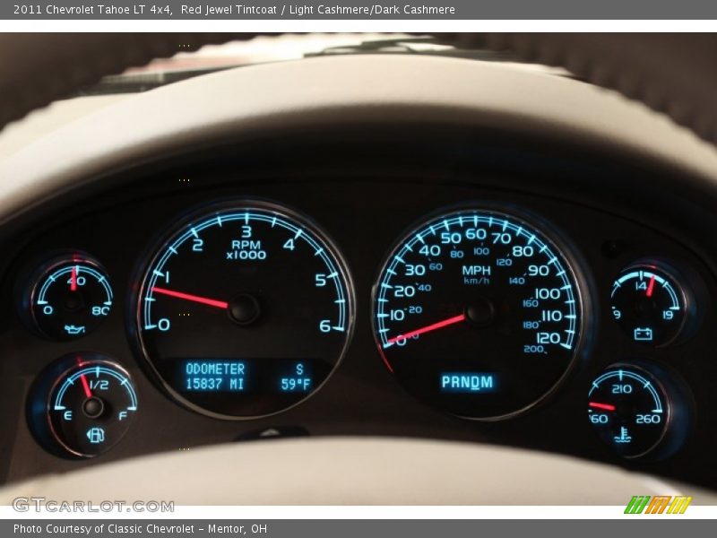 Red Jewel Tintcoat / Light Cashmere/Dark Cashmere 2011 Chevrolet Tahoe LT 4x4