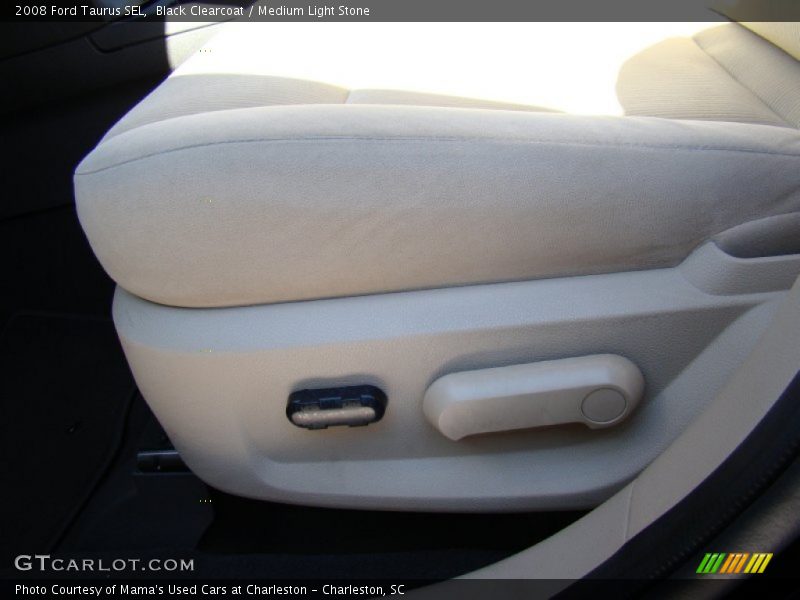 Black Clearcoat / Medium Light Stone 2008 Ford Taurus SEL