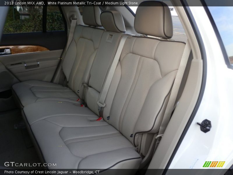White Platinum Metallic Tri-Coat / Medium Light Stone 2012 Lincoln MKX AWD
