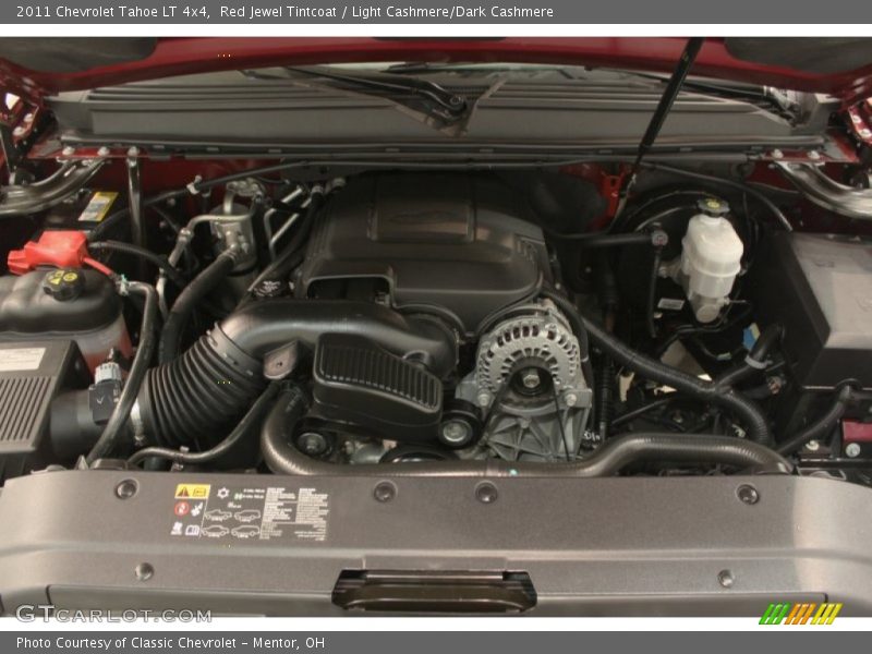 Red Jewel Tintcoat / Light Cashmere/Dark Cashmere 2011 Chevrolet Tahoe LT 4x4