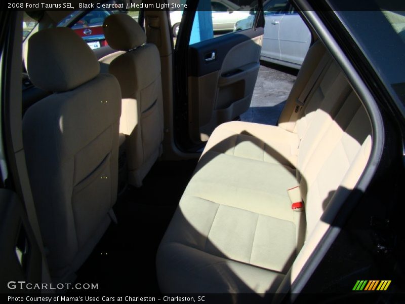Black Clearcoat / Medium Light Stone 2008 Ford Taurus SEL