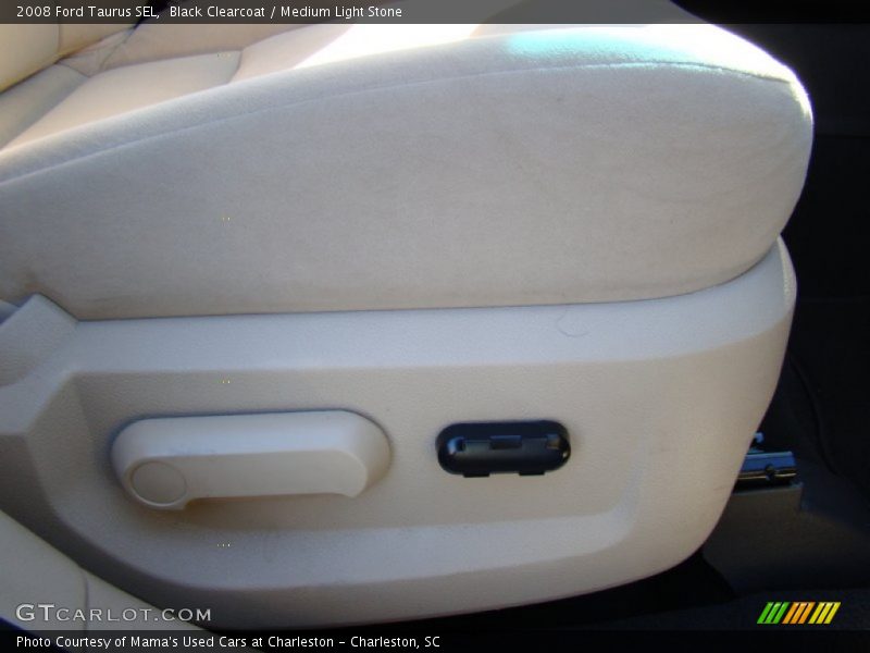 Black Clearcoat / Medium Light Stone 2008 Ford Taurus SEL