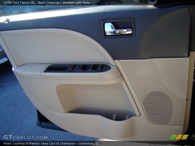 Black Clearcoat / Medium Light Stone 2008 Ford Taurus SEL