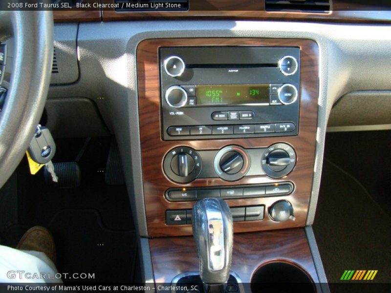 Black Clearcoat / Medium Light Stone 2008 Ford Taurus SEL