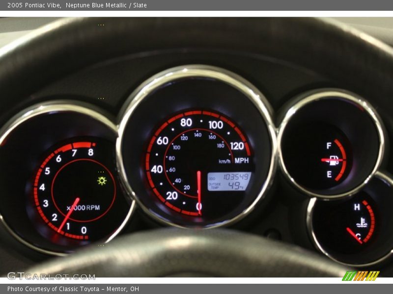 Neptune Blue Metallic / Slate 2005 Pontiac Vibe