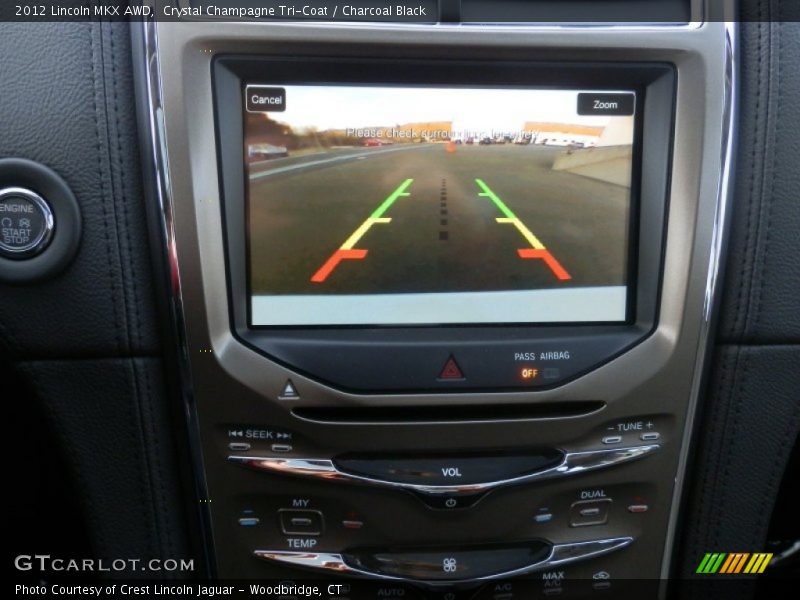 Crystal Champagne Tri-Coat / Charcoal Black 2012 Lincoln MKX AWD