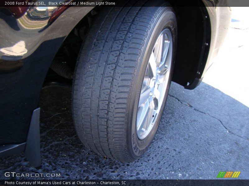 Black Clearcoat / Medium Light Stone 2008 Ford Taurus SEL