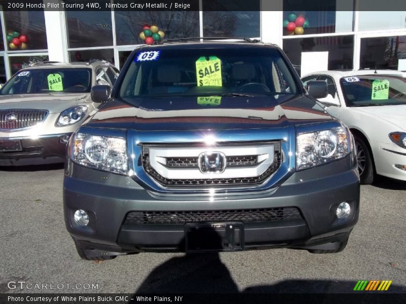 Nimbus Gray Metallic / Beige 2009 Honda Pilot Touring 4WD