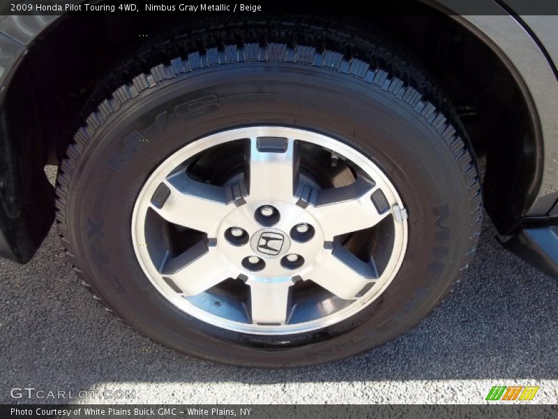 Nimbus Gray Metallic / Beige 2009 Honda Pilot Touring 4WD