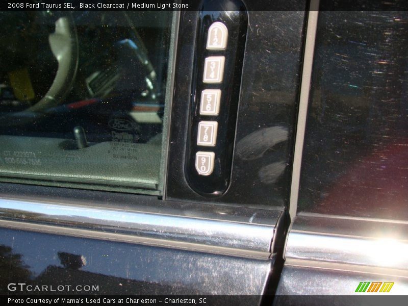 Black Clearcoat / Medium Light Stone 2008 Ford Taurus SEL