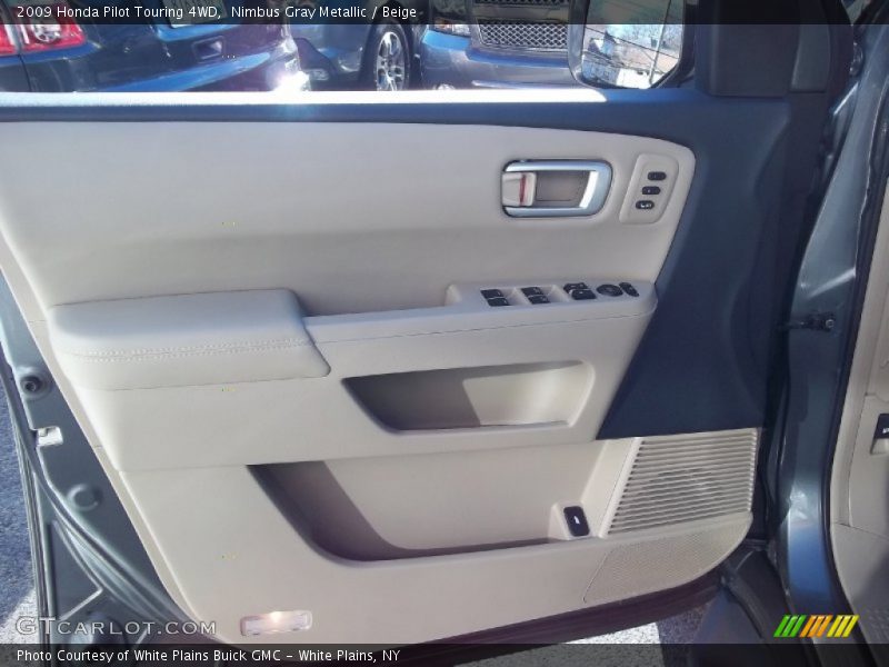 Nimbus Gray Metallic / Beige 2009 Honda Pilot Touring 4WD