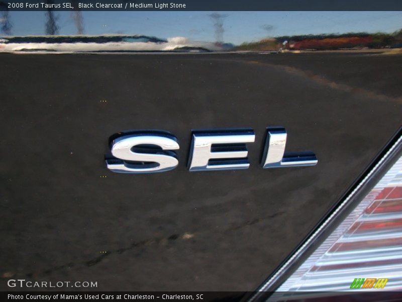 Black Clearcoat / Medium Light Stone 2008 Ford Taurus SEL