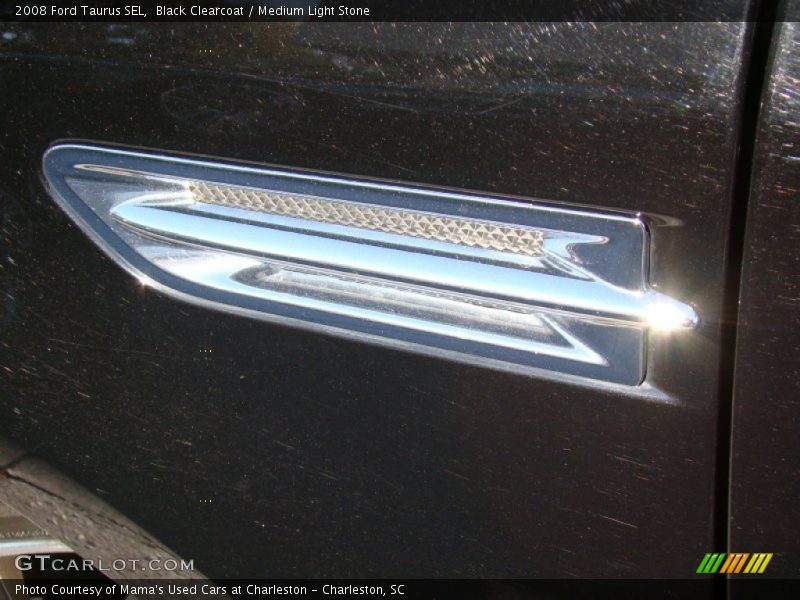 Black Clearcoat / Medium Light Stone 2008 Ford Taurus SEL