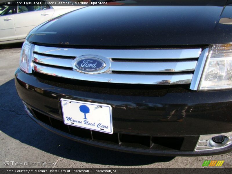 Black Clearcoat / Medium Light Stone 2008 Ford Taurus SEL