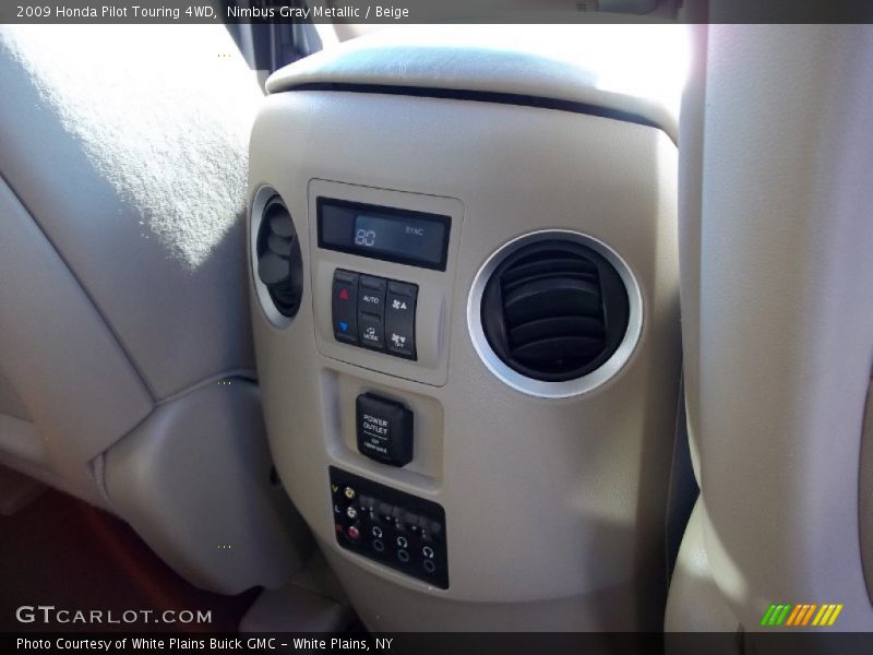 Nimbus Gray Metallic / Beige 2009 Honda Pilot Touring 4WD