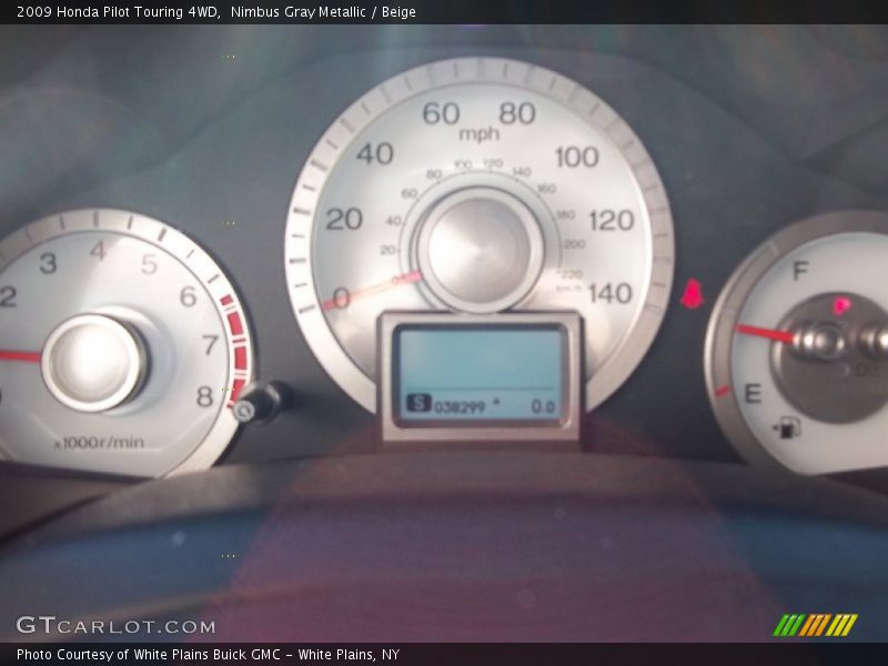 Nimbus Gray Metallic / Beige 2009 Honda Pilot Touring 4WD