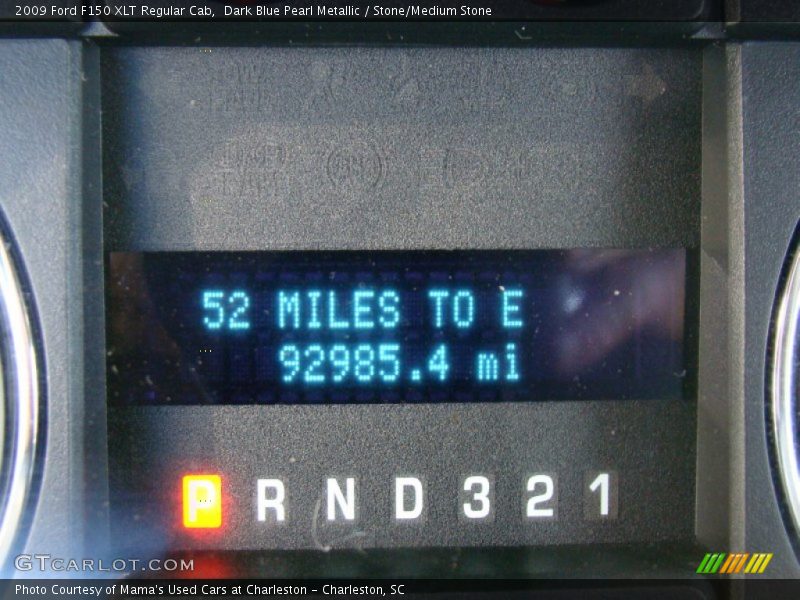 Dark Blue Pearl Metallic / Stone/Medium Stone 2009 Ford F150 XLT Regular Cab