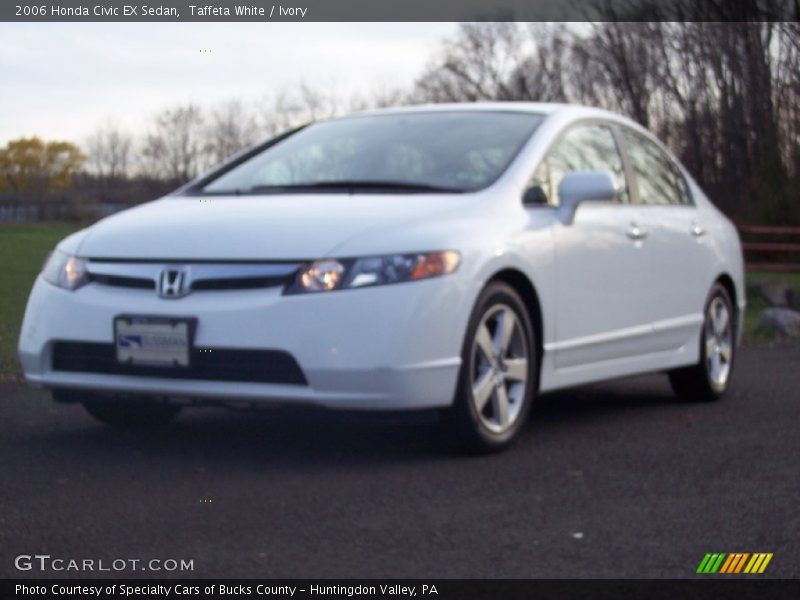 Taffeta White / Ivory 2006 Honda Civic EX Sedan