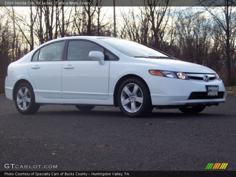 Taffeta White / Ivory 2006 Honda Civic EX Sedan