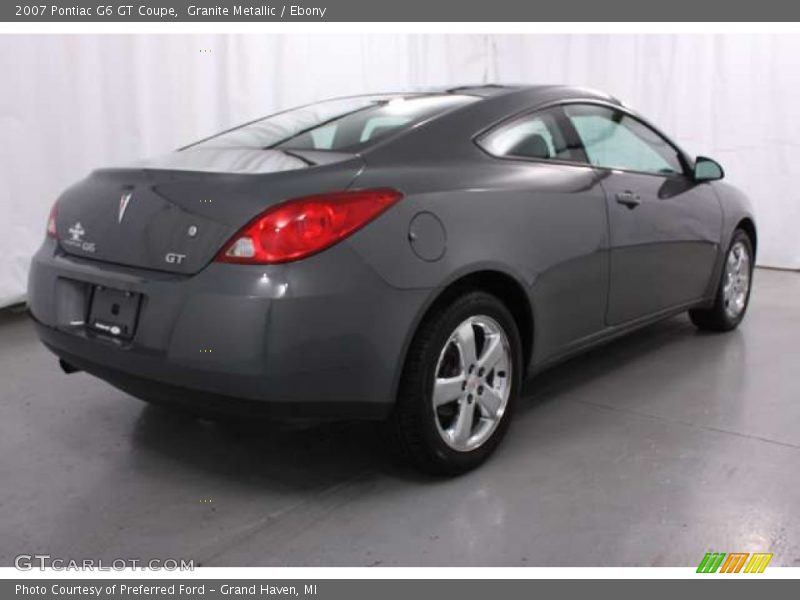 Granite Metallic / Ebony 2007 Pontiac G6 GT Coupe