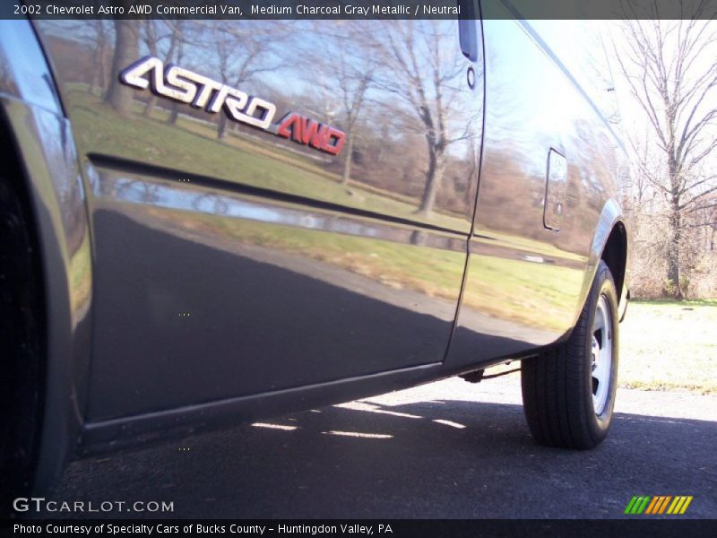 Medium Charcoal Gray Metallic / Neutral 2002 Chevrolet Astro AWD Commercial Van